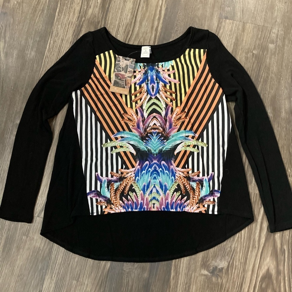 NWT Anthropologie Paper Crane Women’s Small Long Sleeve Blouse
